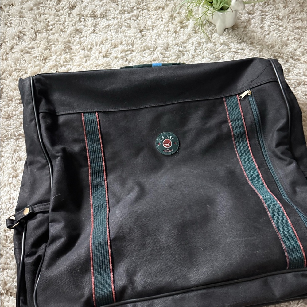 Samsonite Black and Green Travel Bag